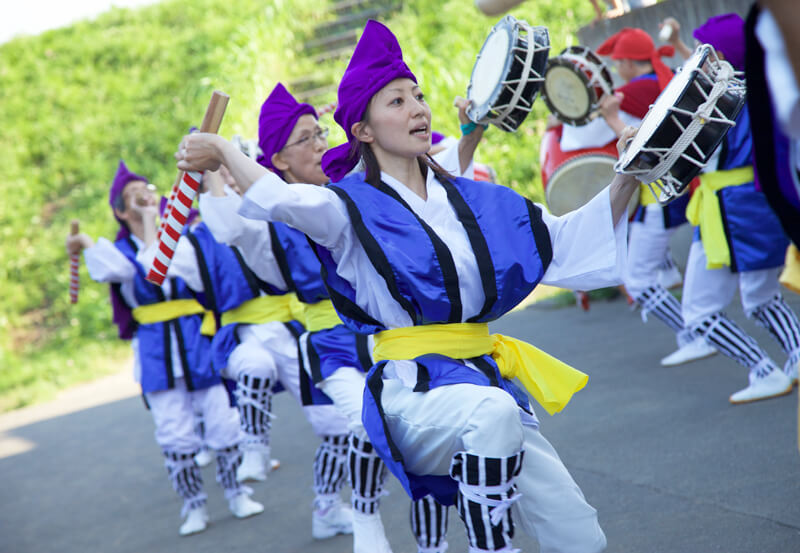 埼玉エイサー隊によるエイサー踊り