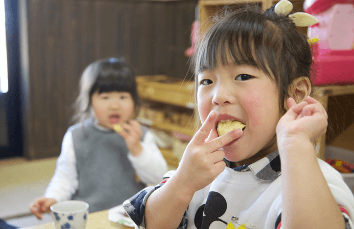 サクサクの食感。子どもたちもパクパク食べていました。