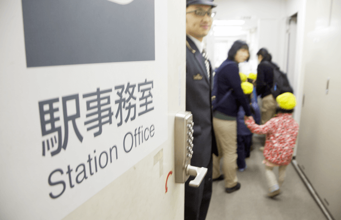 駅長室の中も特別に見学させてもらいました！