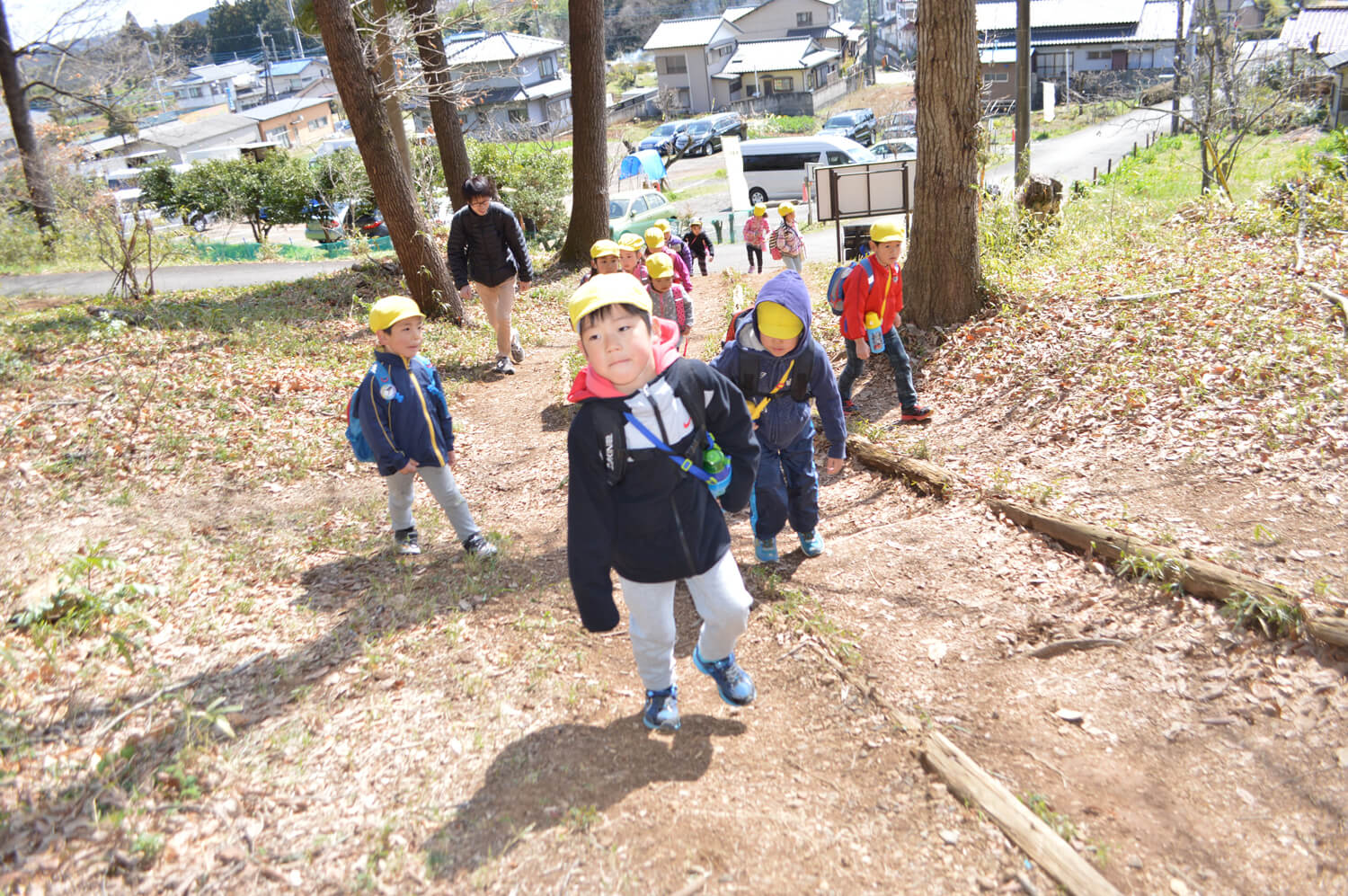 登山開始！