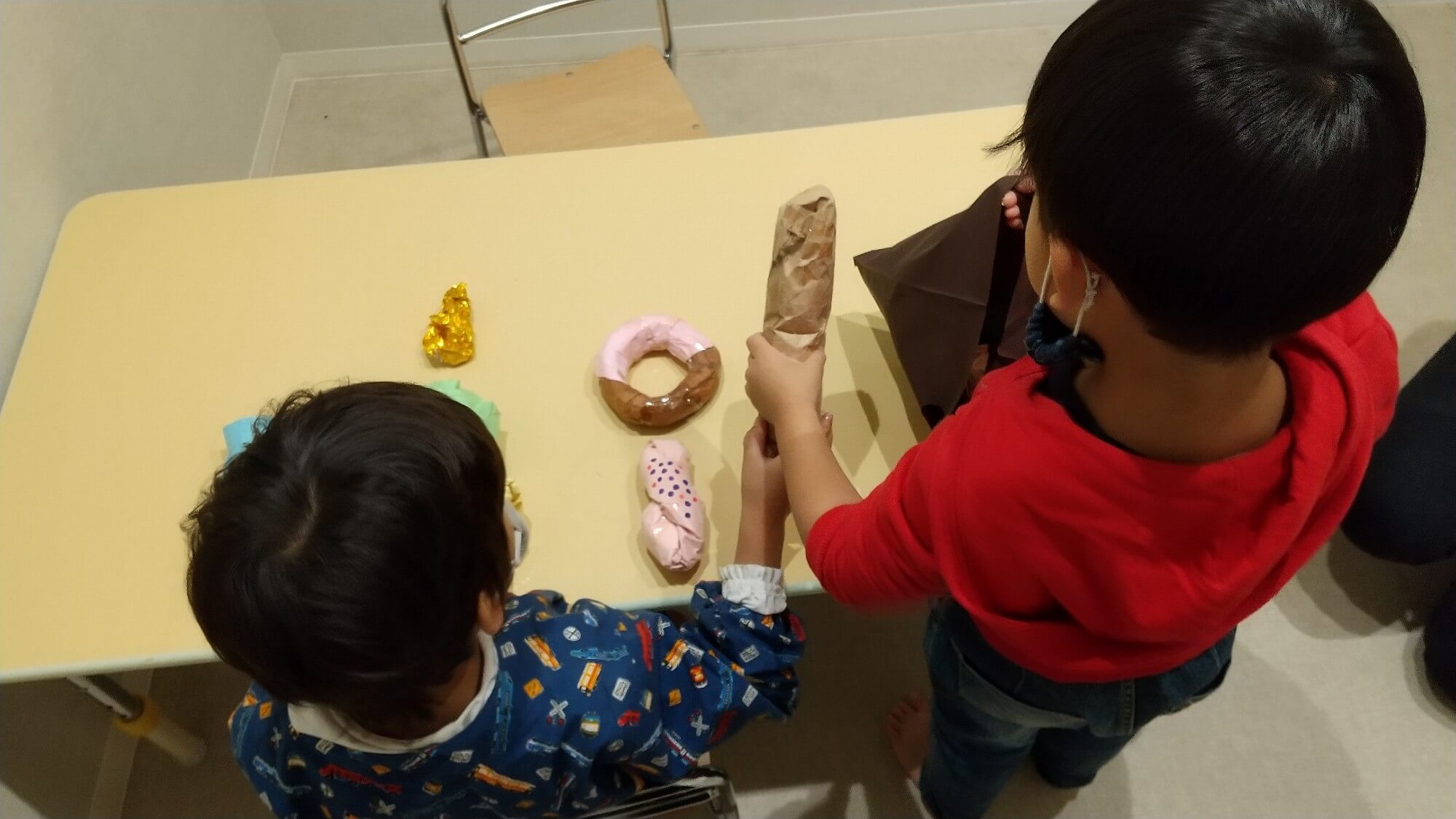 折り紙で作った食べ物