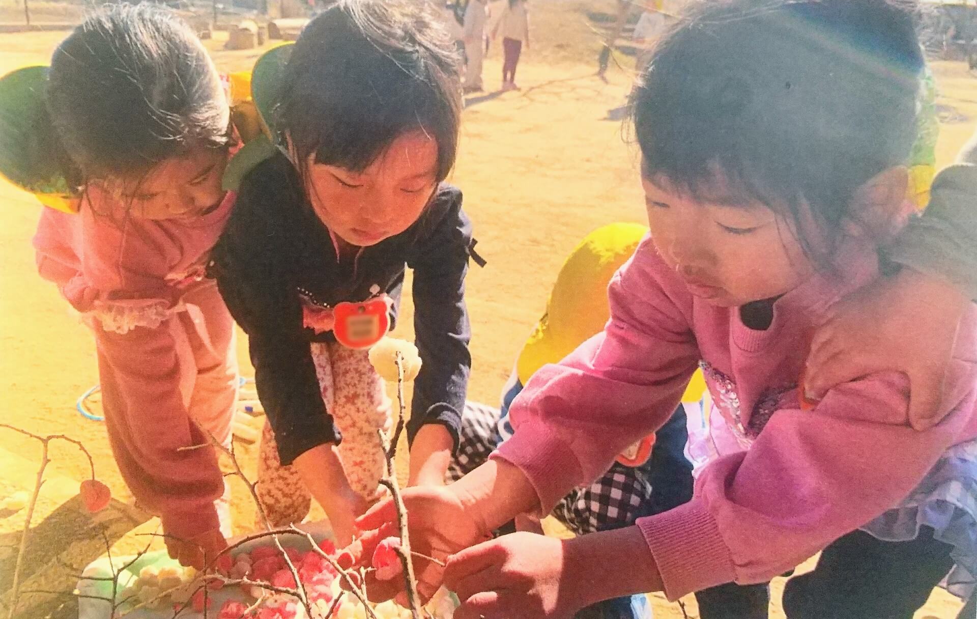 餅づくりの様子