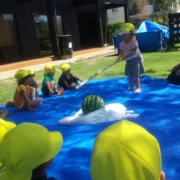 三筑どろんこ保育園「夏を満喫しています！」