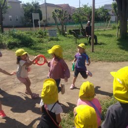 ふじみ野どろんこ保育園「運動会ごっこ」