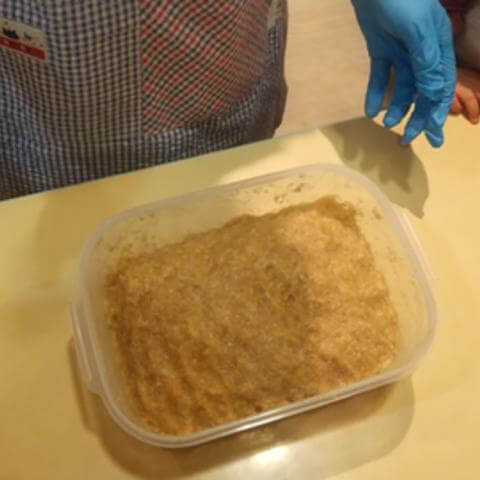 子どもたちが作った味噌