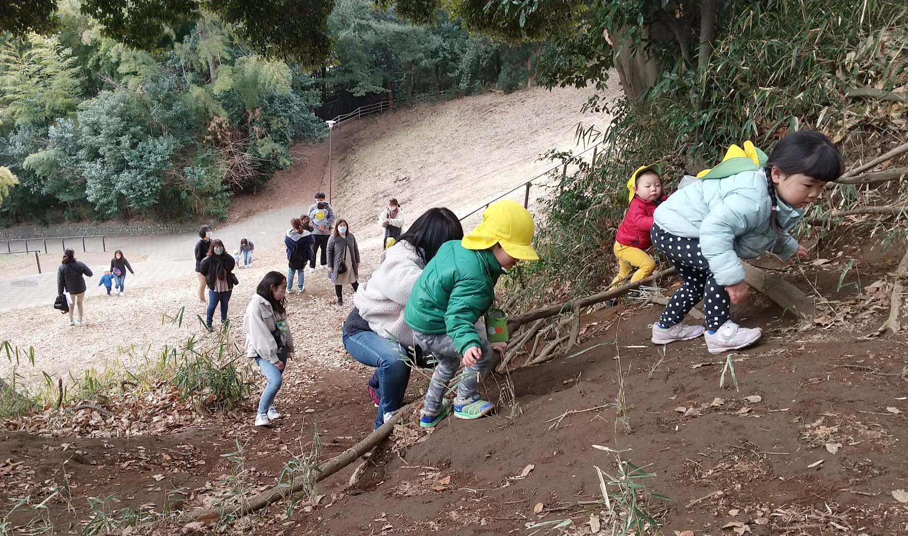 急勾配もなんのその、ぐんぐん登ります