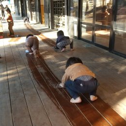 ふじみ野どろんこ保育園「朝の日課紹介」