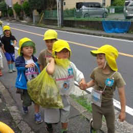 馬場どろんこ保育園「じゃがいも堀り」