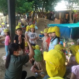 ふじみ野どろんこ保育園「お焚き上げ」