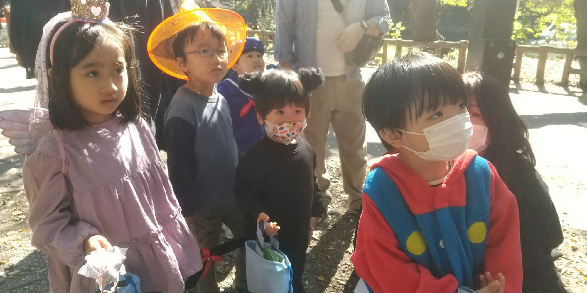 ハロウィンイベントを楽しむ子どもたち