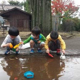 発達支援つむぎ 駒沢「戸外活動の様子」