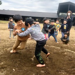 一宮どろんこ保育園「どろんこ相撲大会～冬場所～開催」